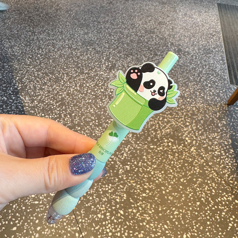 Wholesale Cute Acrylic Streamer Panda Ballpoint Pen