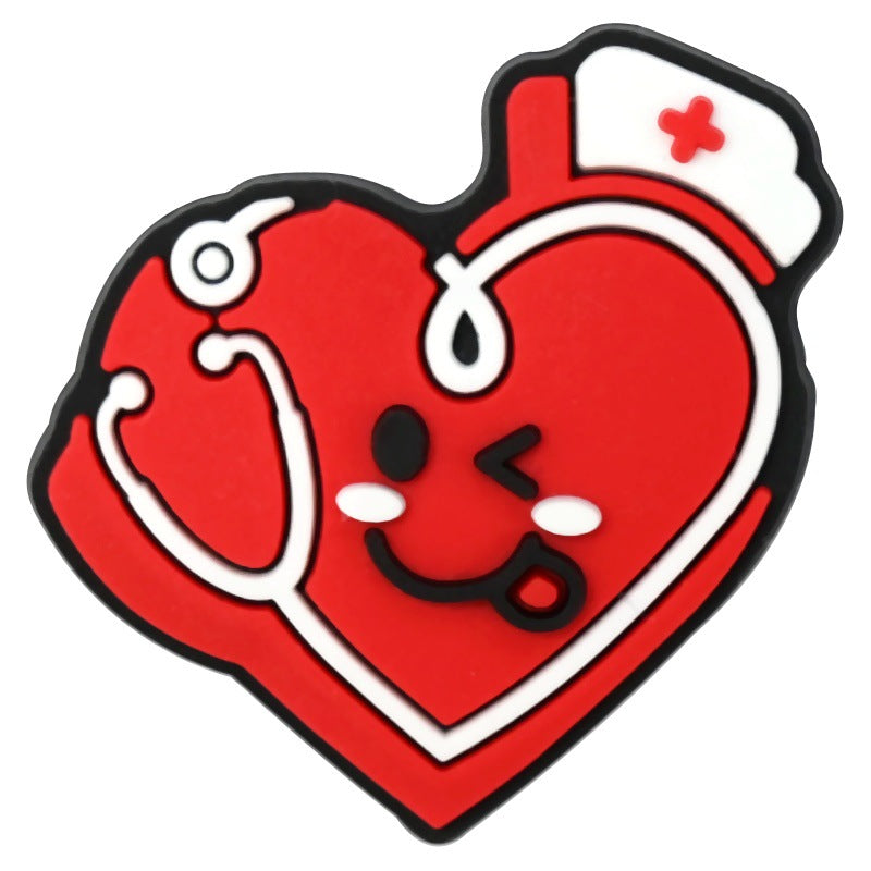 Wholesale Random 100pcs Medical Series Cartoon Shoe Accessories Shoe Charms