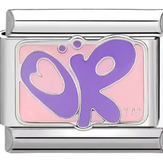 Wholesale  Italian Charm Bracelet 9mm DIY purple creative   Creative Stainless Steel Composable Bracelet