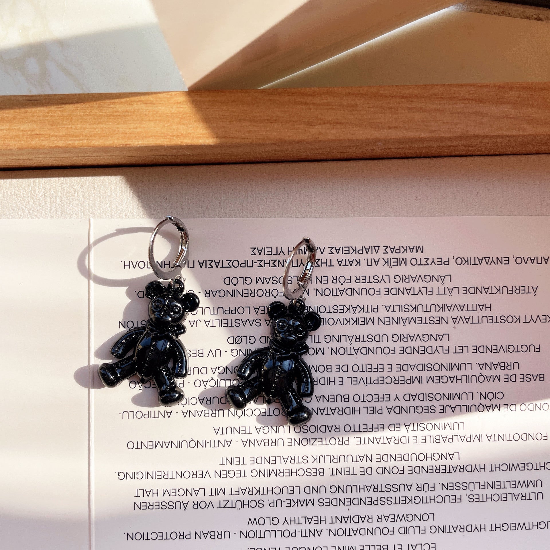 Wholesale Black Balloon Dog Earrings ACC-ES-Yijia001