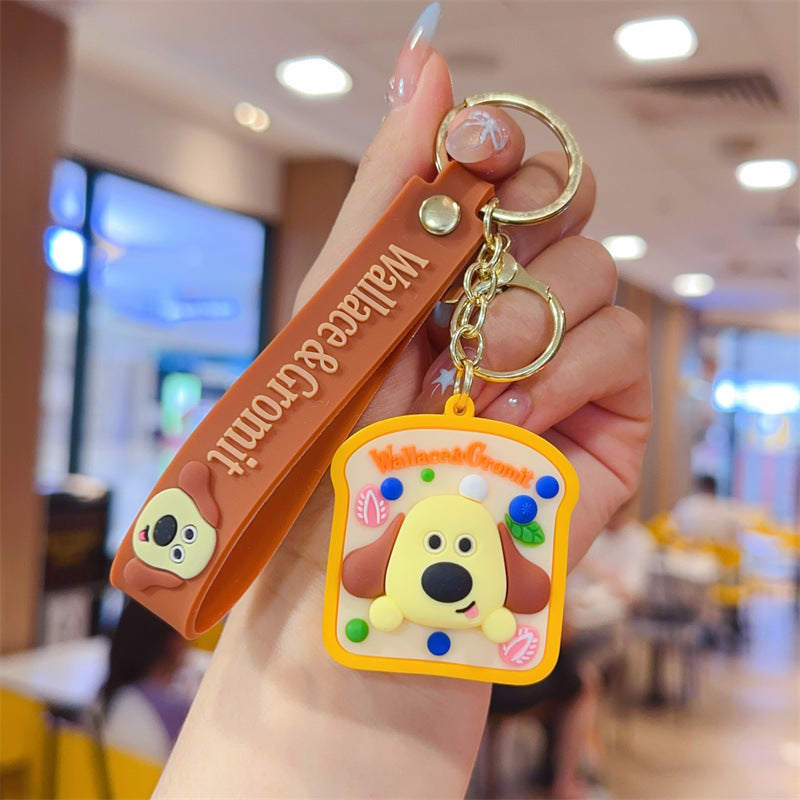 Wholesale Cartoon Dessert Dog Keychain