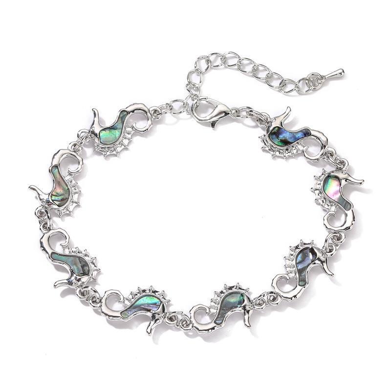 Wholesale Animals Whale Penguin Butterfly Shell Abalone Bracelet Anklet ACC-BT-Changx008