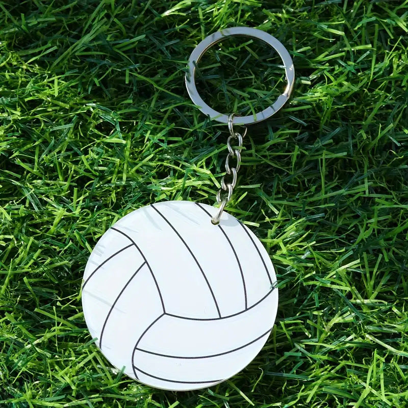 Wholesale Acrylic Football Baseball Basketball Rugby Volleyball Keychains ACC-KC-XiaoCha002