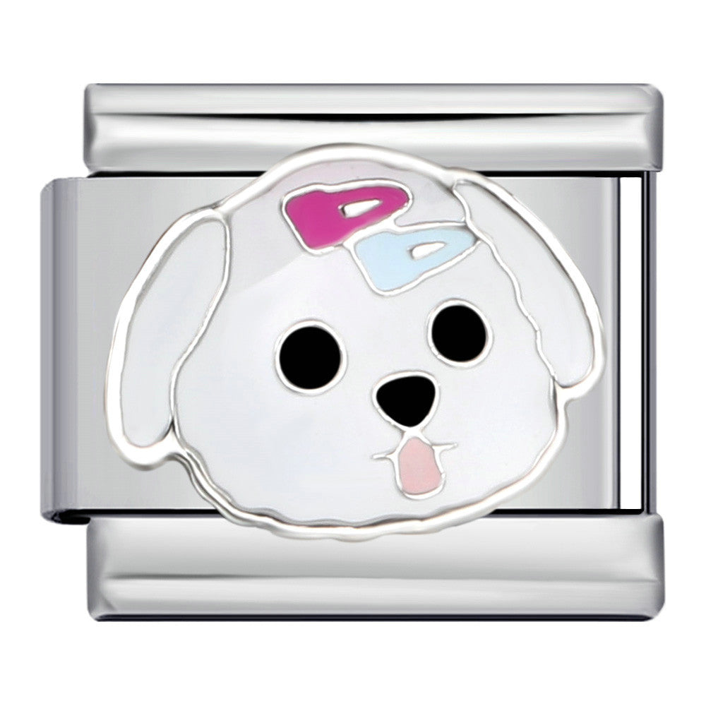 Bracelet de charme italien 5pcs 5pcs 9 mm DIY Splicing Bracelet composable en acier inoxydable créatif mignon