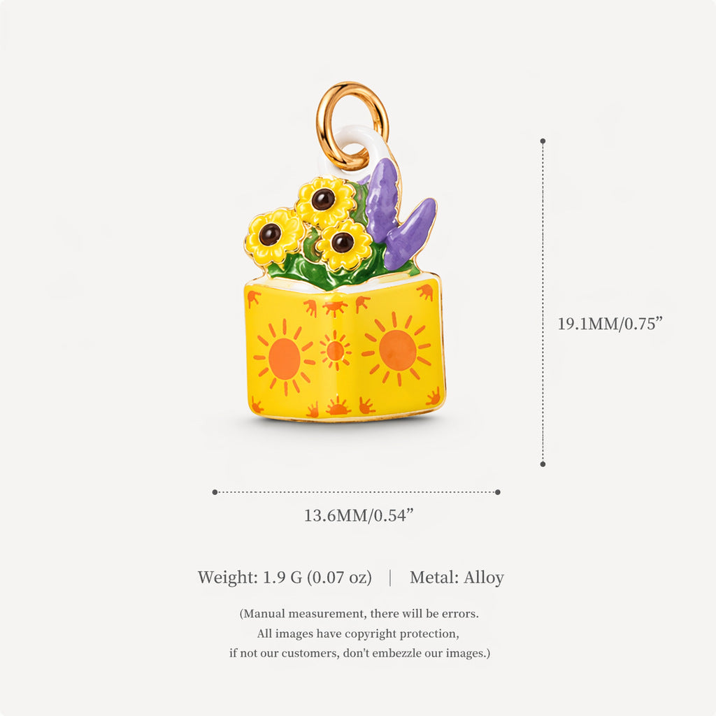 Wholesale Alloy Floral Pendant Charms 3D Lily DIY Necklace Jewelry Making Accessory Stylish Gift For Party Boutique Resale