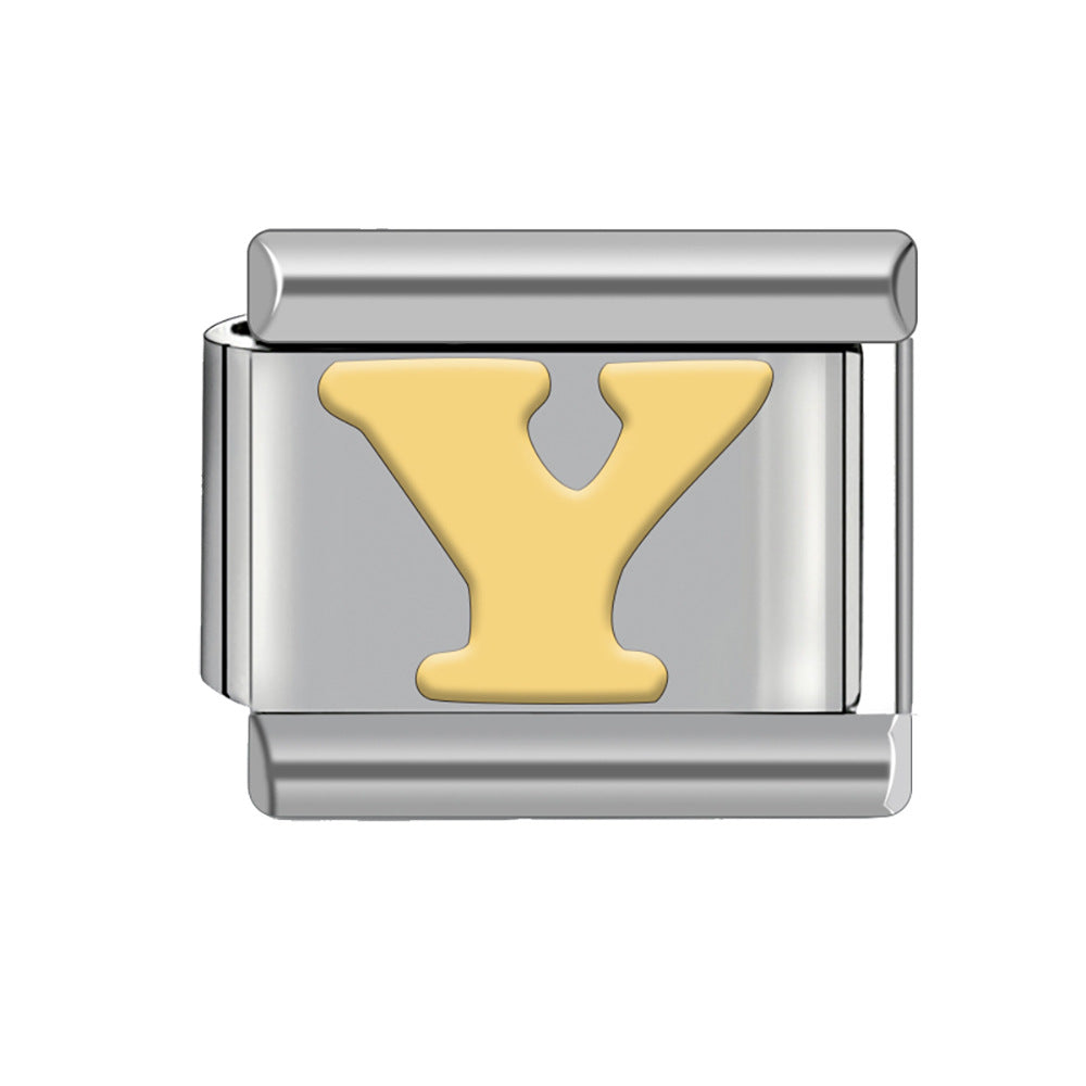 Wholesale Italian Charm Bracelet Stainless Steel Bracelet 9mm DIY Pattern Free Stitching Detachable Composable Bracelet ACC-BT-JL010