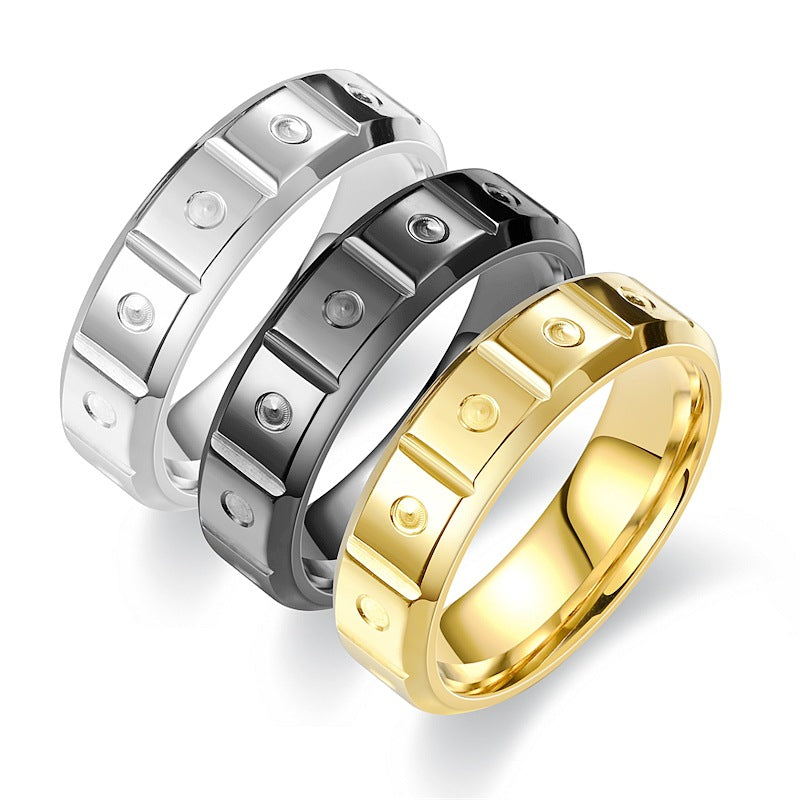 Wholesale Titanium Steel  Couple Ring