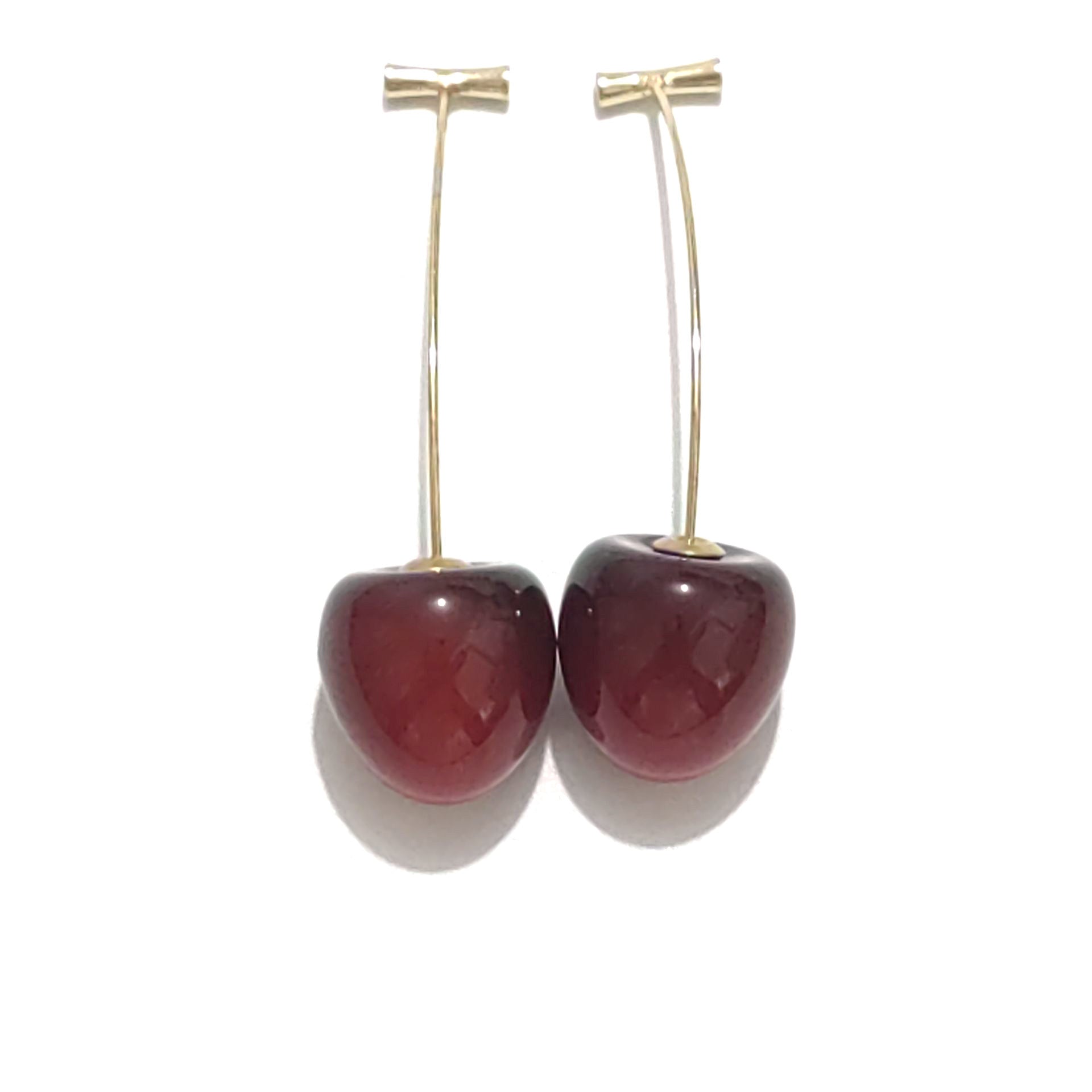 Wholesale Fruit Cherry Ear Drop Cute Earrings