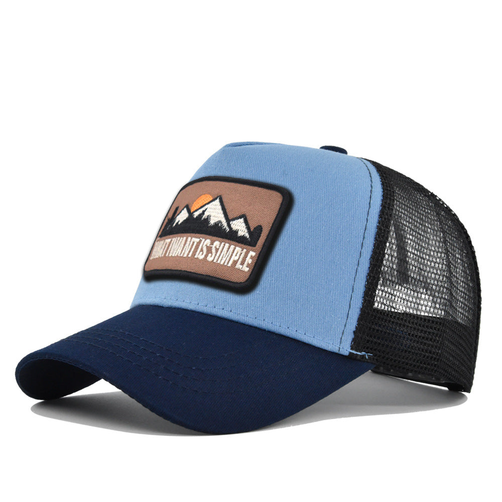 Wholesale Embroidered hill animal summer sunshade net hat