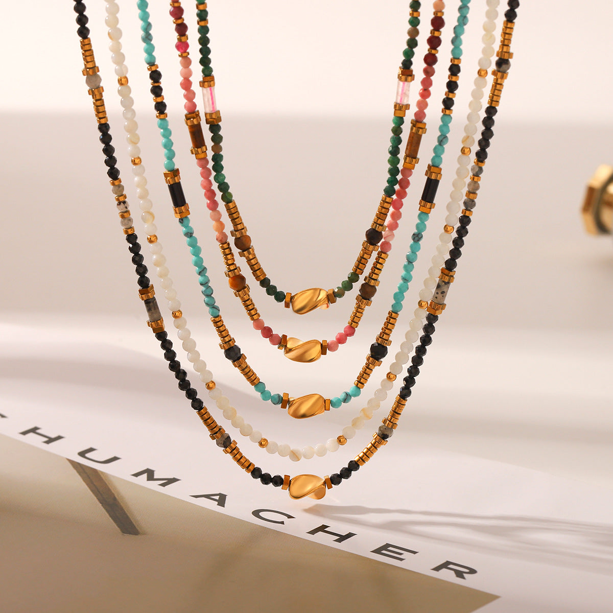 Wholesale Vintage Bohemian Beaded  Necklace