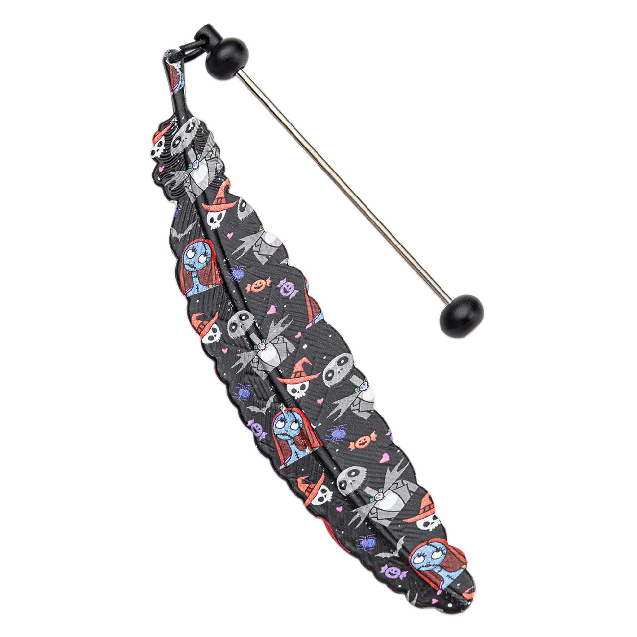 Wholesale Christmas Halloween Feather Bookmark Beadable Metal Bookmark