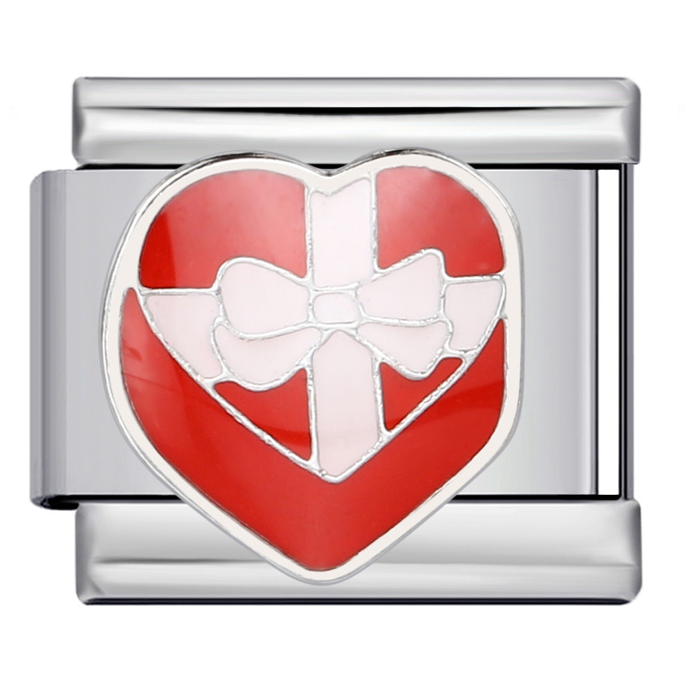 Wholesale Italian Charm Bracelet 9mm DIY Splicing Removable Birthday Party Stainless Steel Composable Bracelet