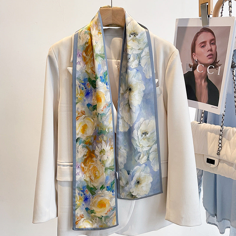 Wholesale Double-layer   Silk  Scarf