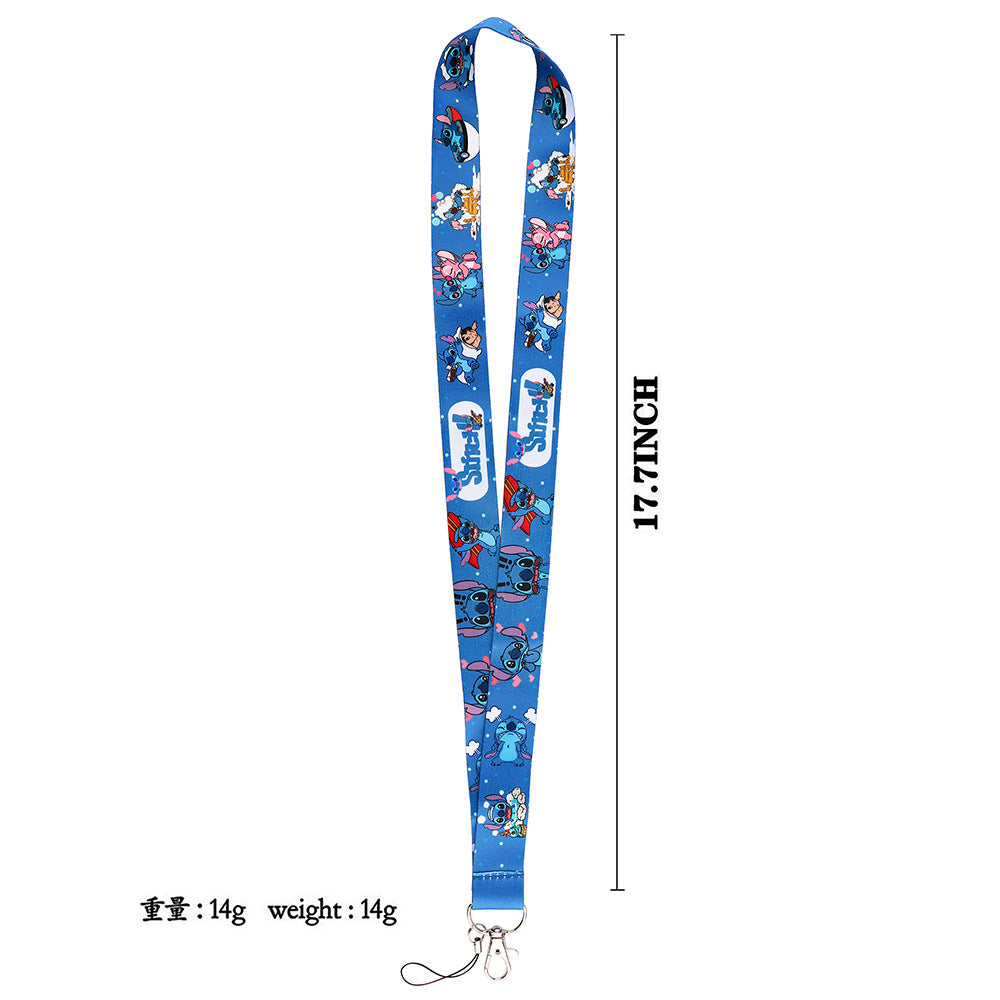 Wholesale Cartoon Mobile Phone Rope Lanyard Keychain