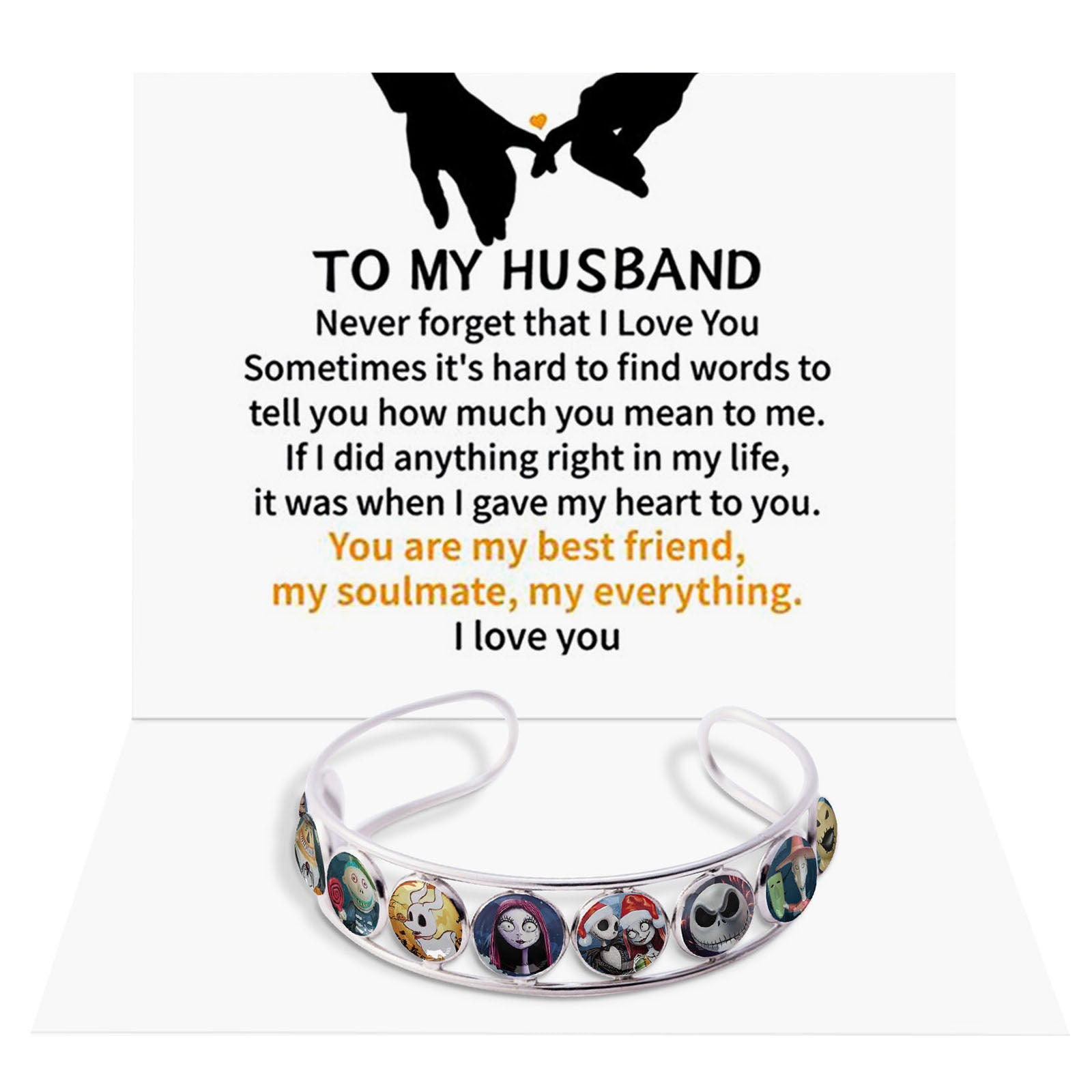 Wholesale Christmas Stainless Steel Time Gemstone Bracelet ACC-BT-Huhe003