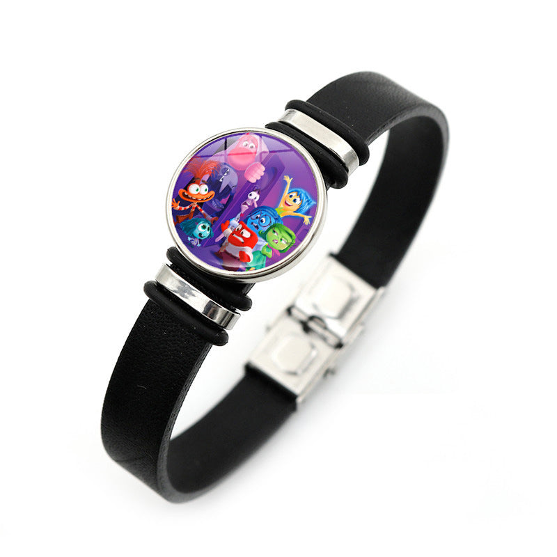 Wholesale Cartoon Cute Hand-woven Faux Leather Bracelet ACCVIP-BT-HengX003