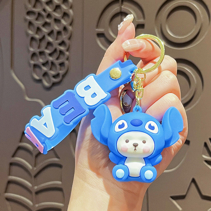 Wholesale Cartoon Cute Puppy PVC Keychains ACC-KC-HangLi018
