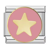 Wholesale Italian Charm Bracelet 9mm DIY Splicing Colorful Star Eyes Stainless Steel Composable Bracelet