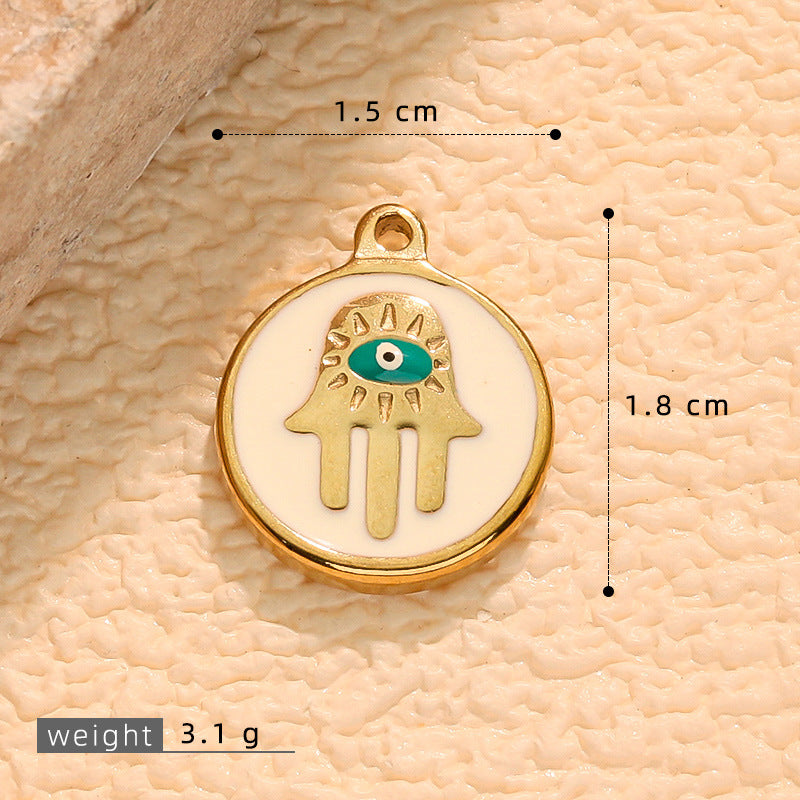 Wholesale e-commerce series of geometric stainless steel pendants