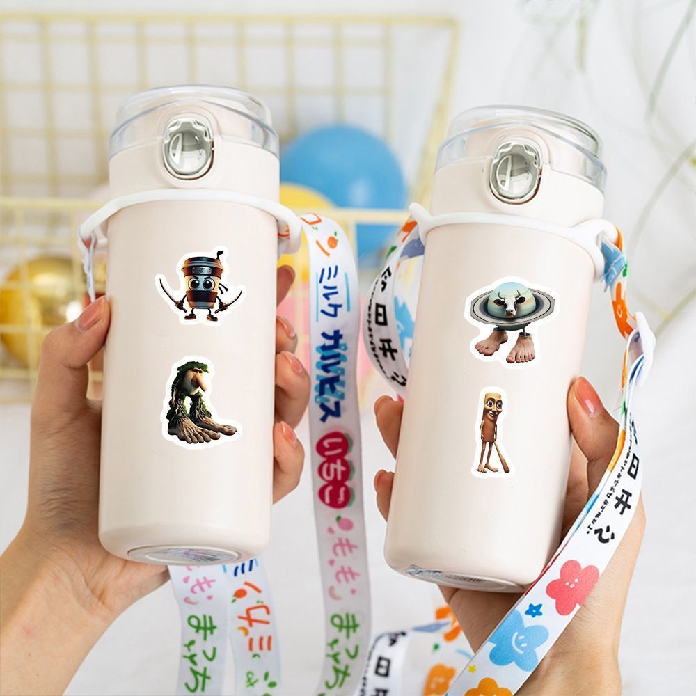 Wholesale 500pcs/1000pcs/1500pcs creative sand sculpture stickers cartoon fun DIY decorative stickers