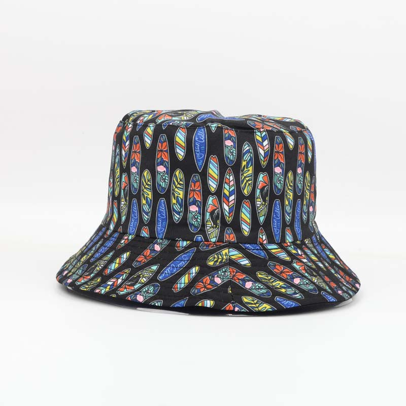 Wholesale Multicolor Printed Fisherman Hat  All-match Sun Hat