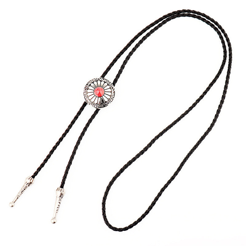 Wholesale Vintage Chrysanthemum Gemstone Turquoise Necklace