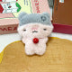 Wholesale Plush Cat Keychain with Big Eyes and Fish Pendant Decorative Accessory