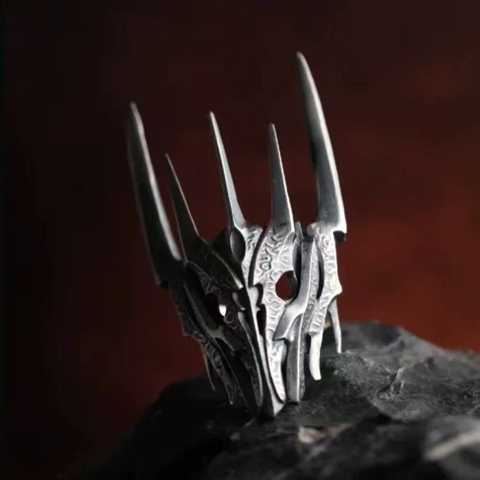 Wholesale Sauron Dark  Punk Open Ring - Heavy Industry Zinc Alloy Fashion Accessory for Boutique Resale Gift