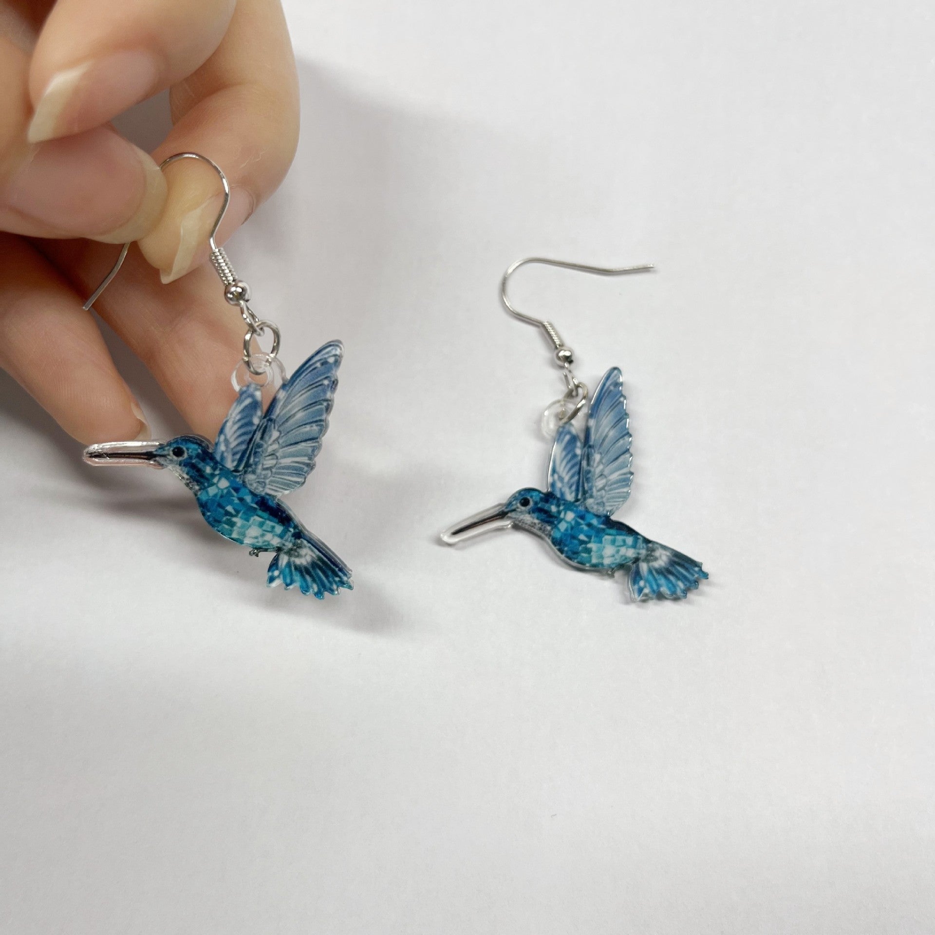 Wholesale  colorful bird acrylic earrings
