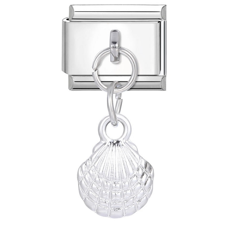 Wholesale Italian Beaded Bracelet 9mm DIY Splicing Removable Stainless Steel Combinable Bracelet