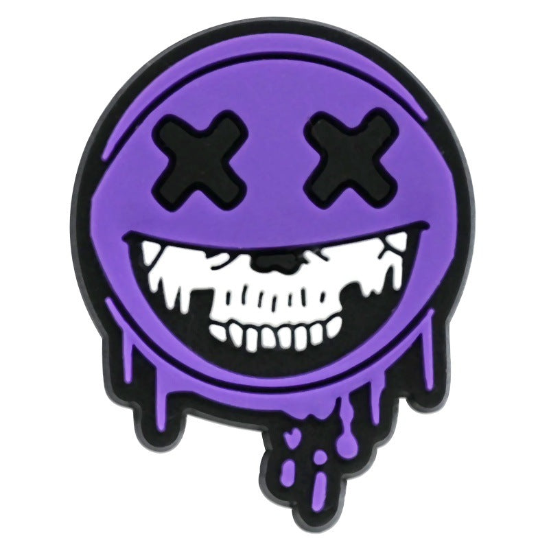 Wholesale Random 100pcs Horror Face Series Shoes Accessories Shoes Charms