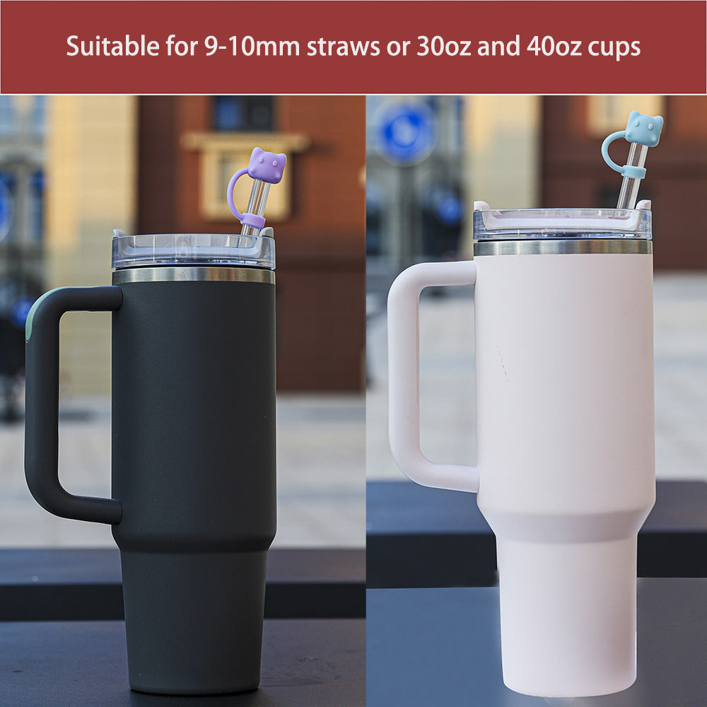 Wholesale  10mm PVC Soft Straw Tube Cap