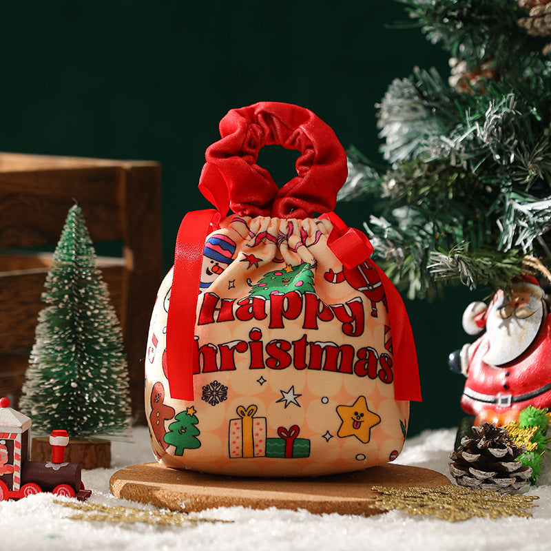 Wholesale Creative Christmas Gift Velvet Apple Bag  Decorations