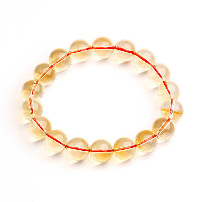 Wholesale Natural yellow crystal bracelet