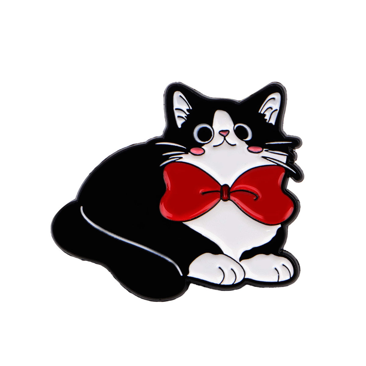 Wholesale 5pcs Black Cat Animal Brooch