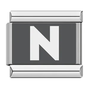 Wholesale Italian Charm Bracelet 9mm DIY Splicing Removable English Letters Stainless Steel Composable Bracelet