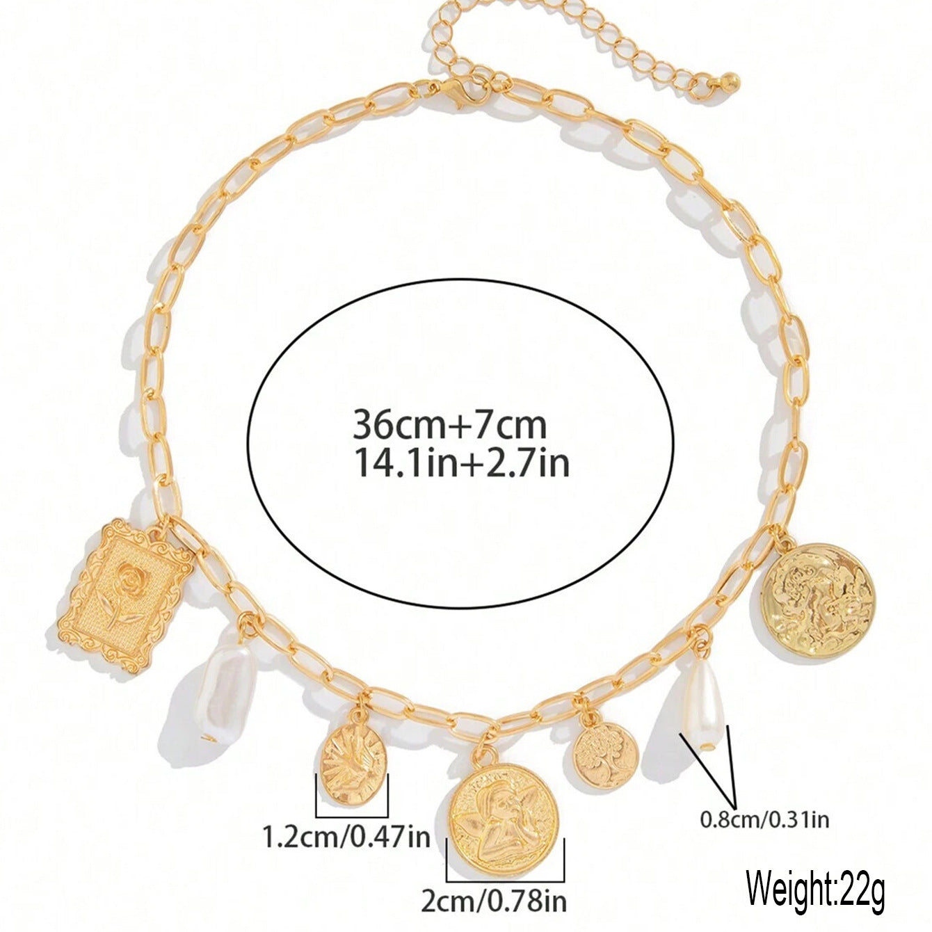 Wholesale Cool Hip-Hop Punk Style Avatar Square Pendant Necklace