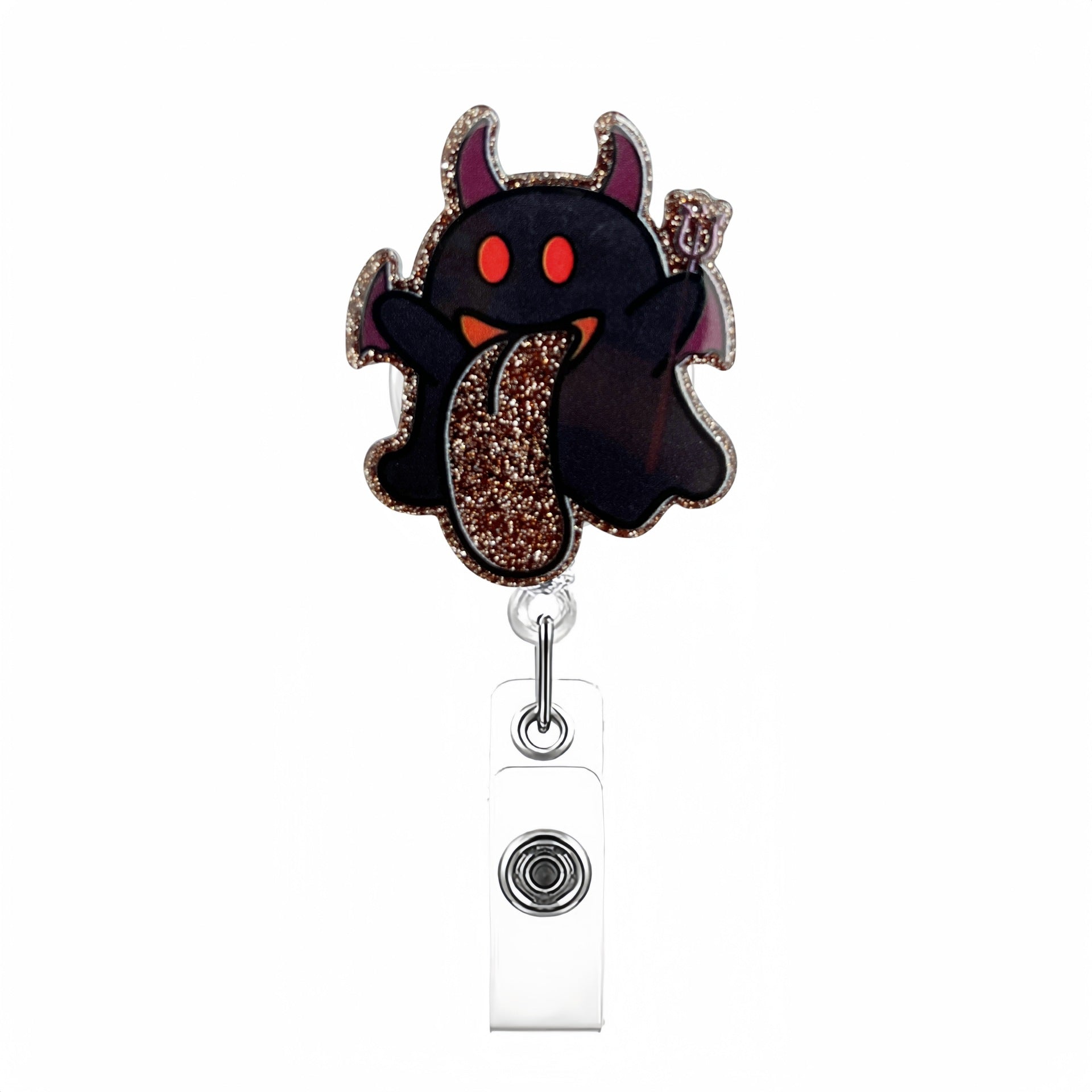 Wholesale  Ghost Pumpkin Ghost Badge Reels Acrylic Keychains
