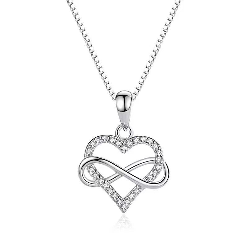Wholesale  s925 sterling silver 8-character Love necklace