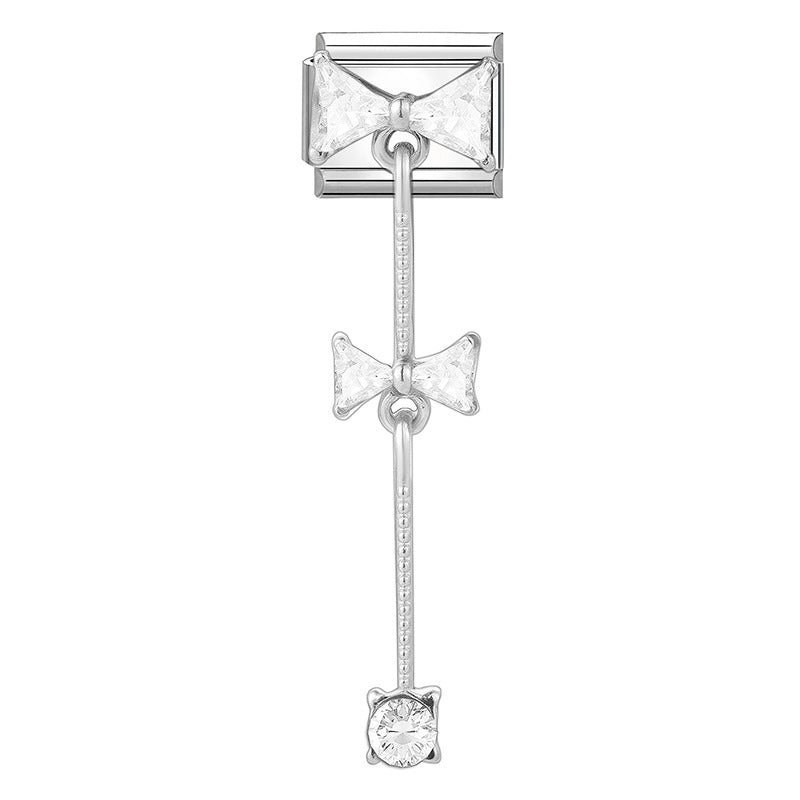 Wholesale Italian Charm Bracelet 9mm DIY Splicing Cute Creative Stainless Steel Composable Bracelet