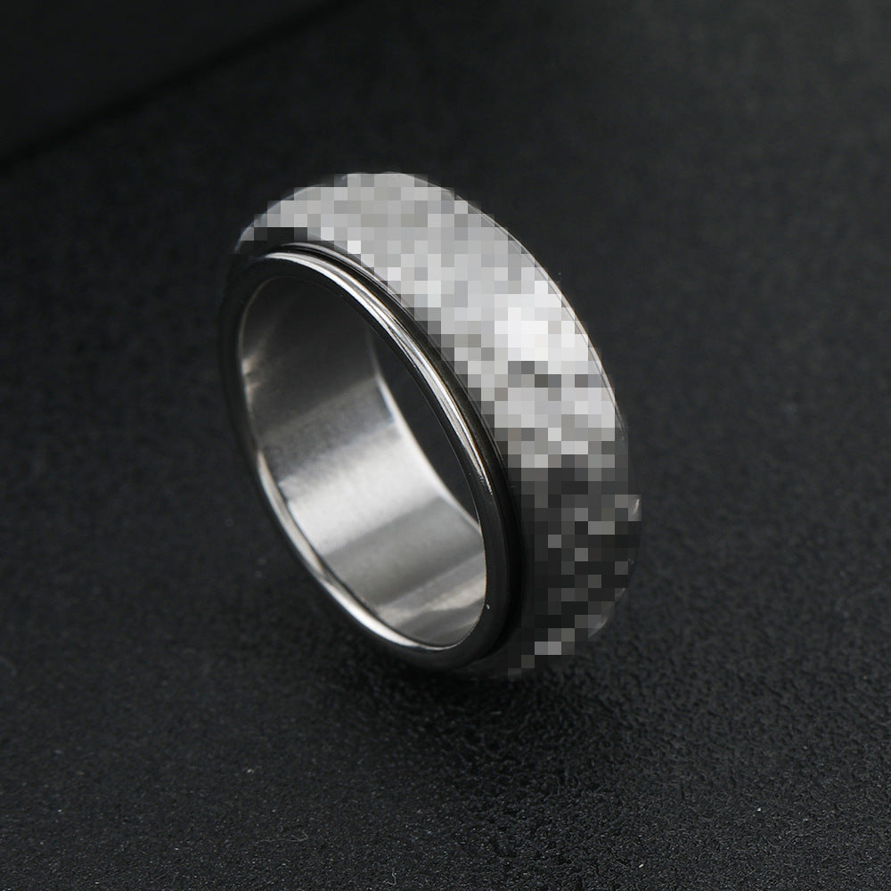 Wholesale Demon Eye Stainless Steel Ring Men's Pentagram Ring ACC-RS-ZhongQi013