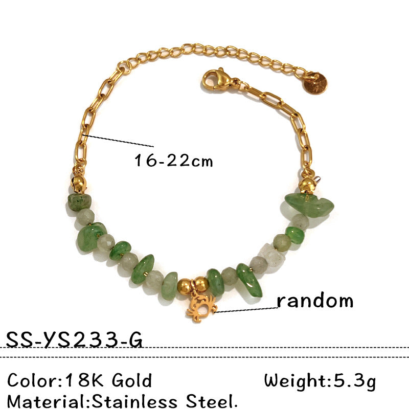 Wholesale Stainless Steel Pink Crystal Heart Pendant Bracelet - Trendy Fashion Accessory for Couples
