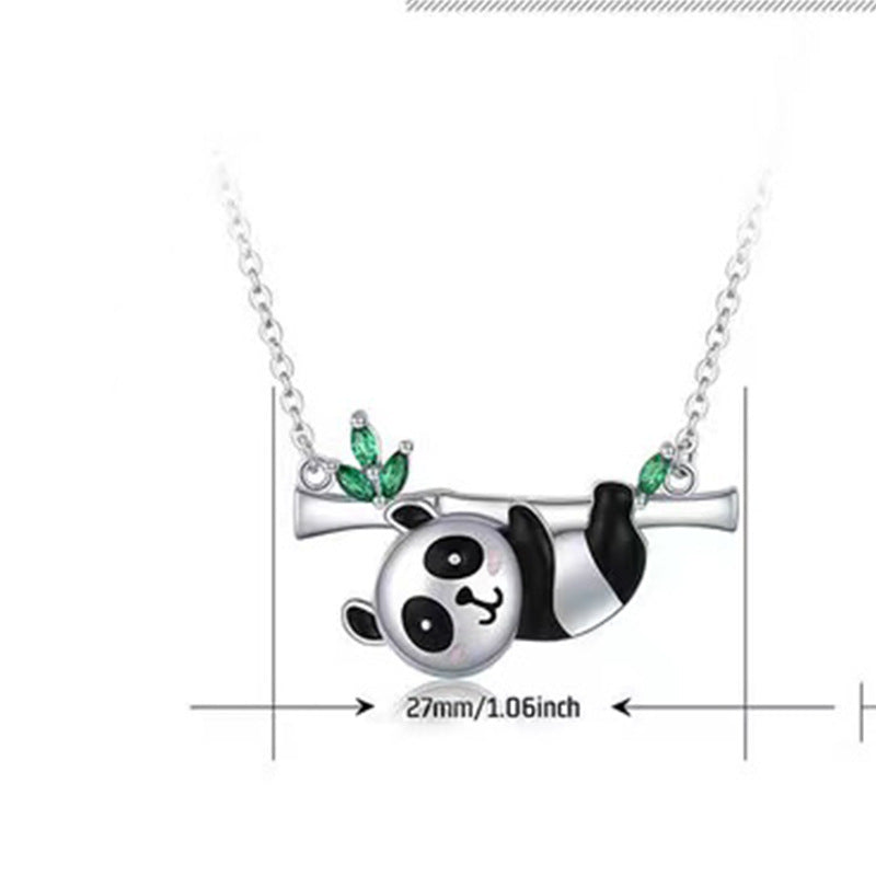 Wholesale Fashion  Personalized Little Panda Necklace