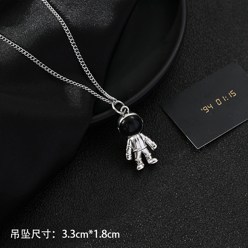 Wholesale Titanium Steel Long Necklace Men's Sweater Chain ACC-NE-Meihun009