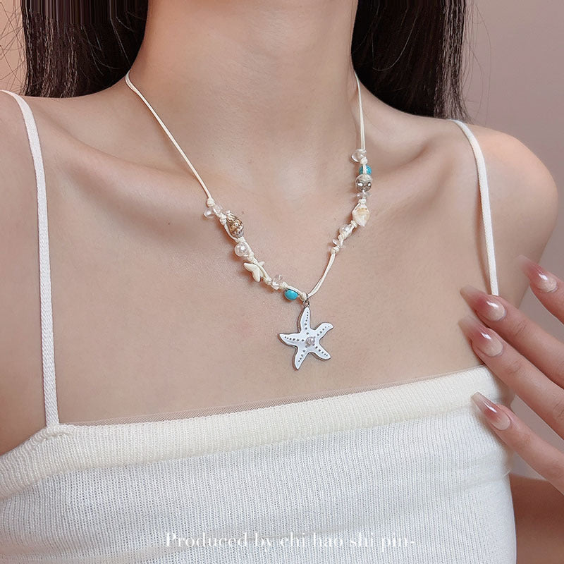 Wholesale shell beaded necklace