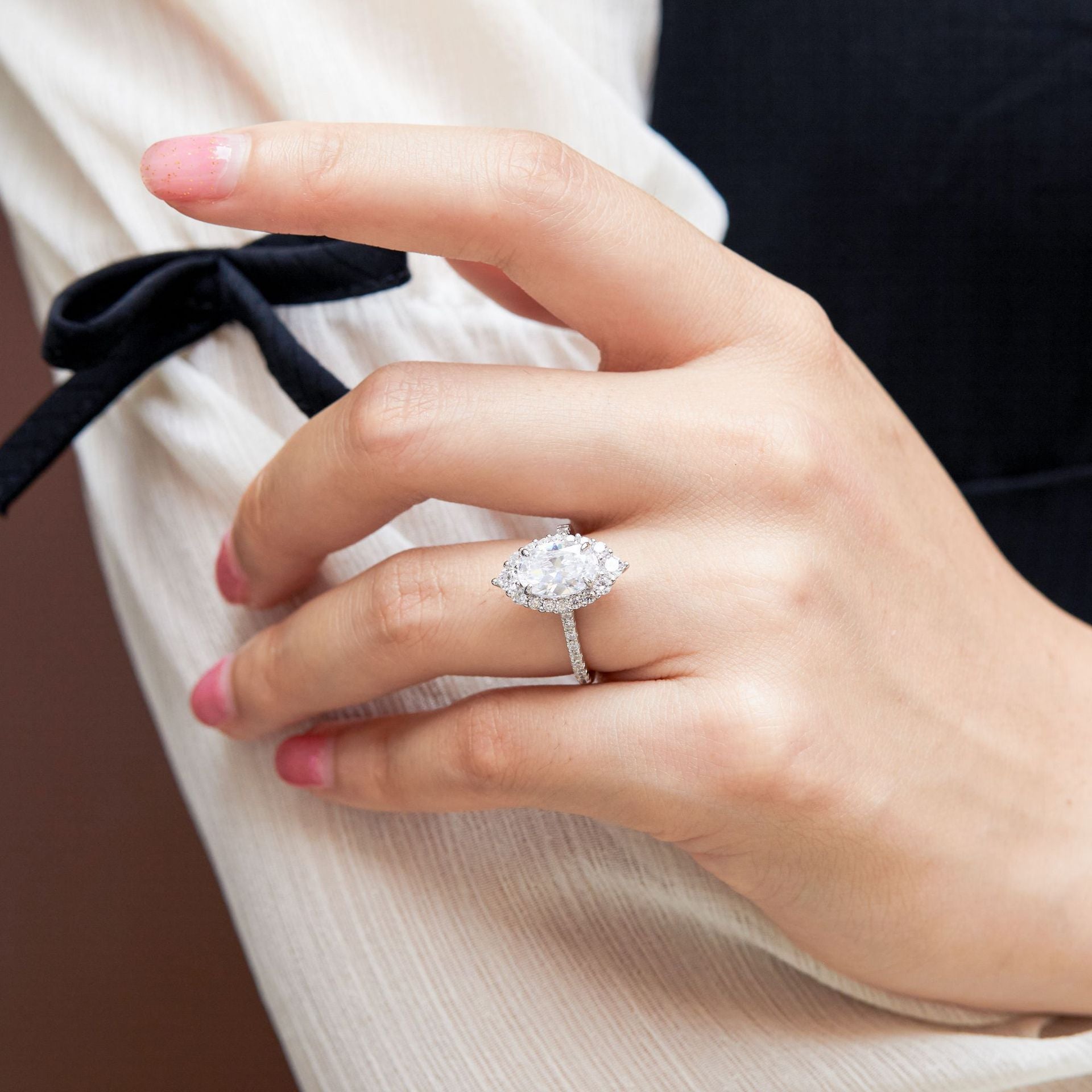 Wholesale  zircon 925 sterling silver gemstone ring