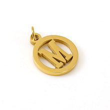 Wholesale Hollow letter Diy 26 English letter pendant