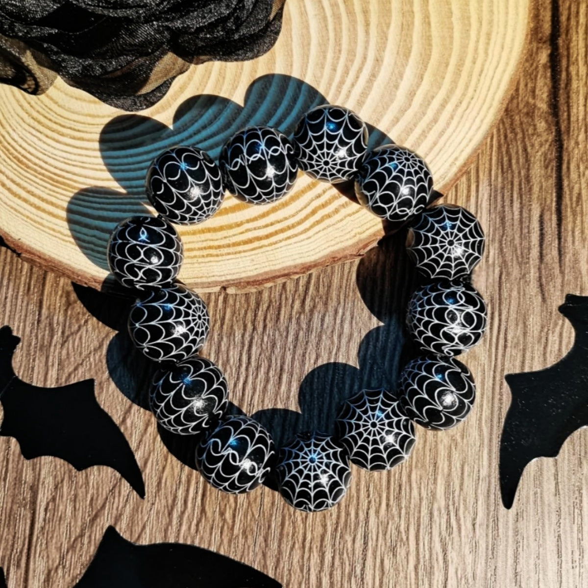 Wholesale Halloween Skull Eyeball Spider Bracelet ACC-BT-JunJie018