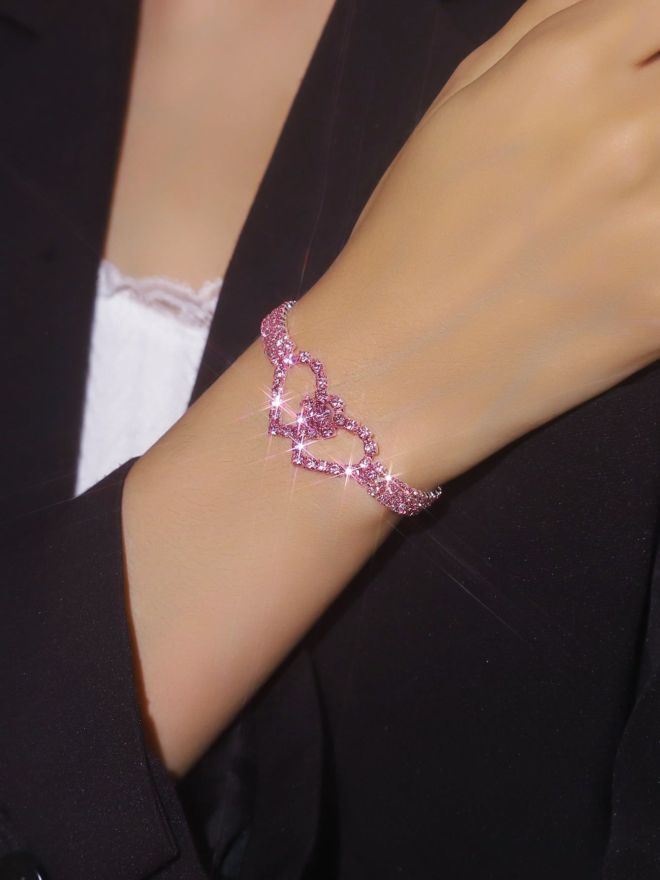 Wholesale  super flash full diamond bracelet