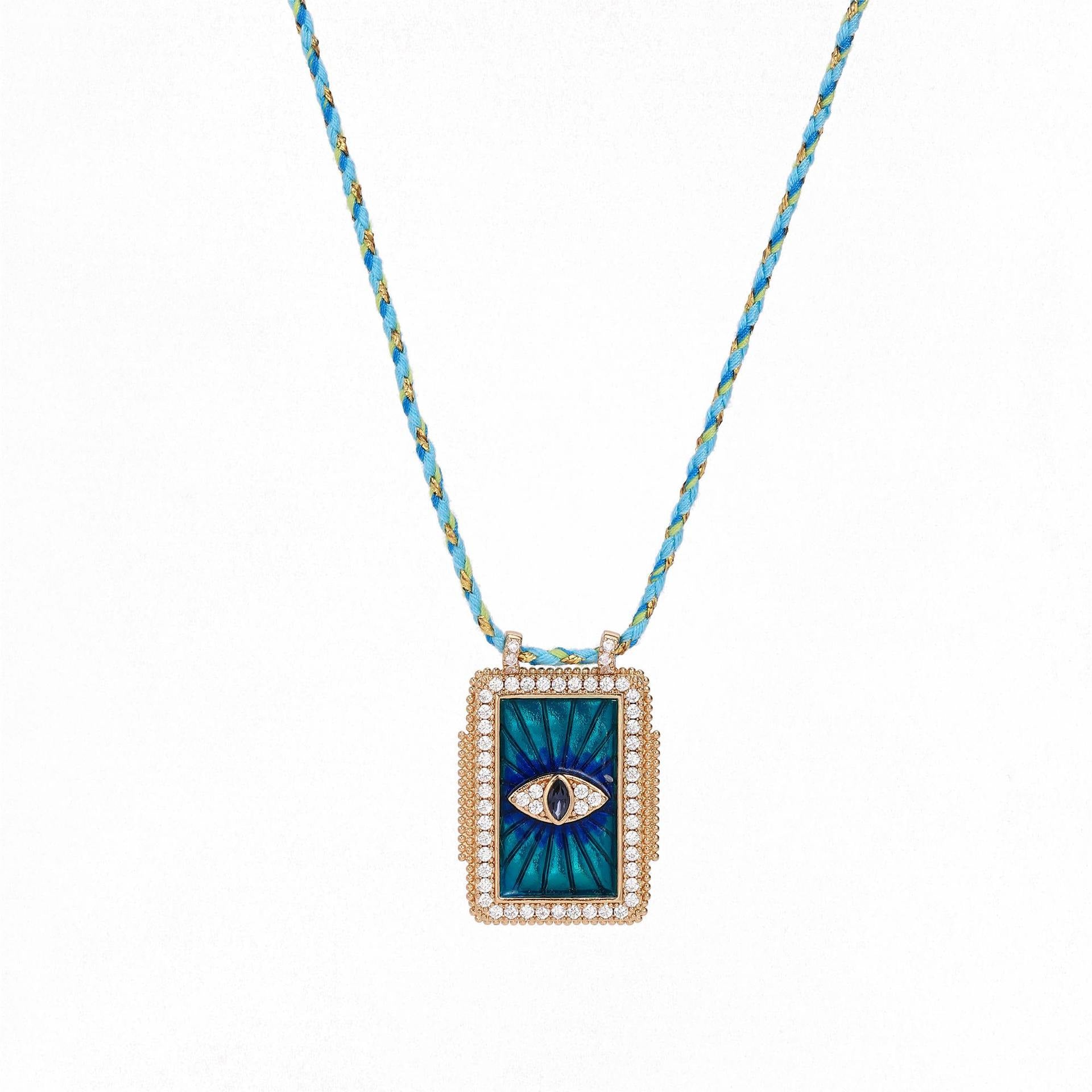 Wholesale Artistic Retro Tarot Generous Brand Necklace